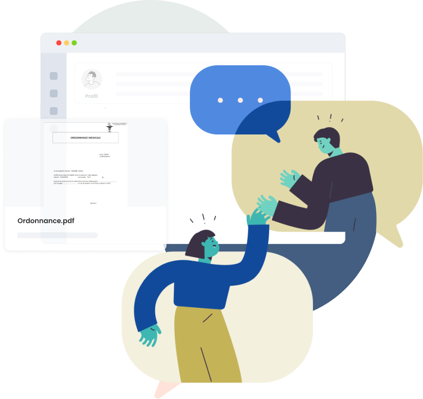 collaboration avec d'autres pédicure podologue dans le logiciel podo